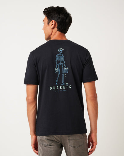 Lost Buckets Tee Black | Travis Mathew Value