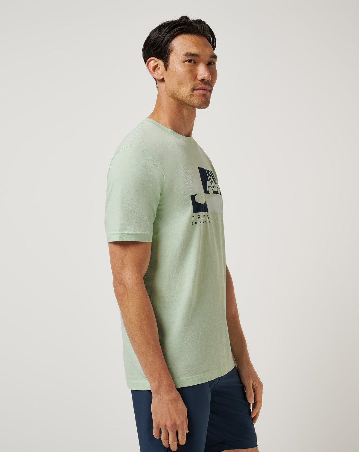 Player Parking Tee Aqua Foam | Travis Mathew Exclusive