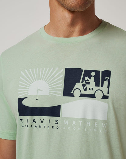 Player Parking Tee Aqua Foam | Travis Mathew Exclusive