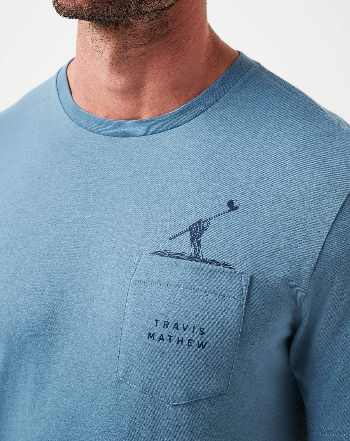 Air Trick Tee Captains Blue | Travis Mathew Special Offer