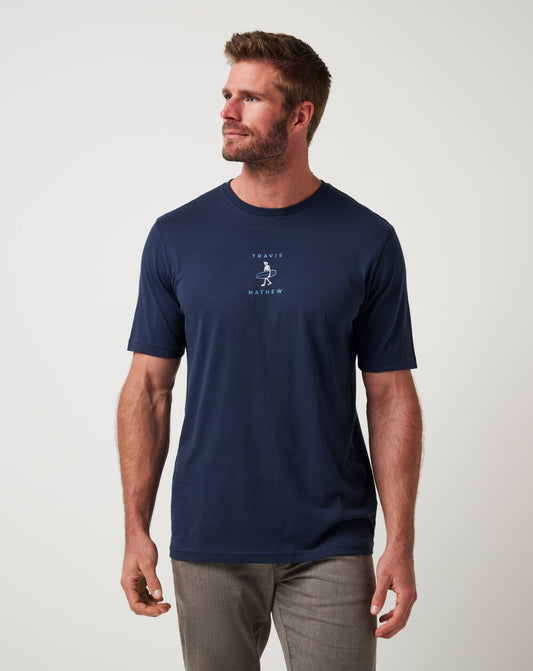 Triple Up Tee Total Eclipse | Travis Mathew Featured