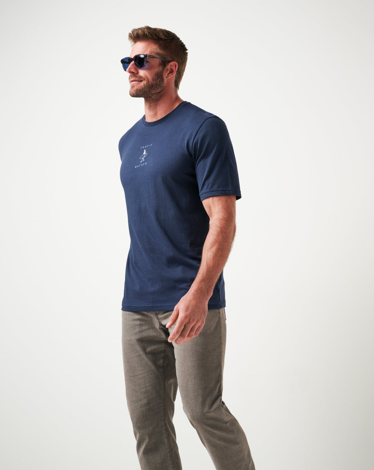 Triple Up Tee Total Eclipse | Travis Mathew Featured