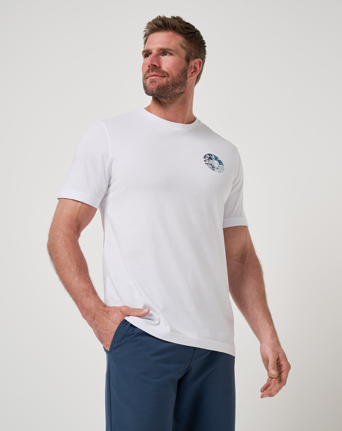 Switch Stance Tee White | Travis Mathew Great Value