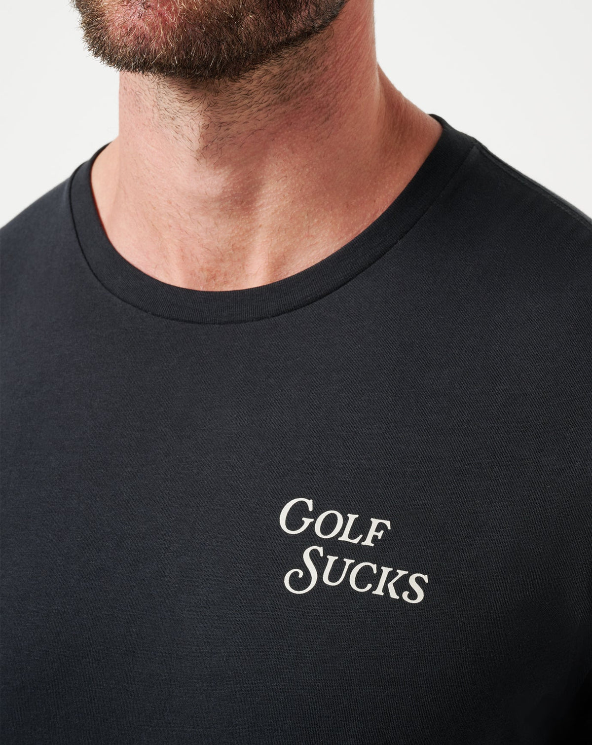 Course Rules Tee Black | Travis Mathew New