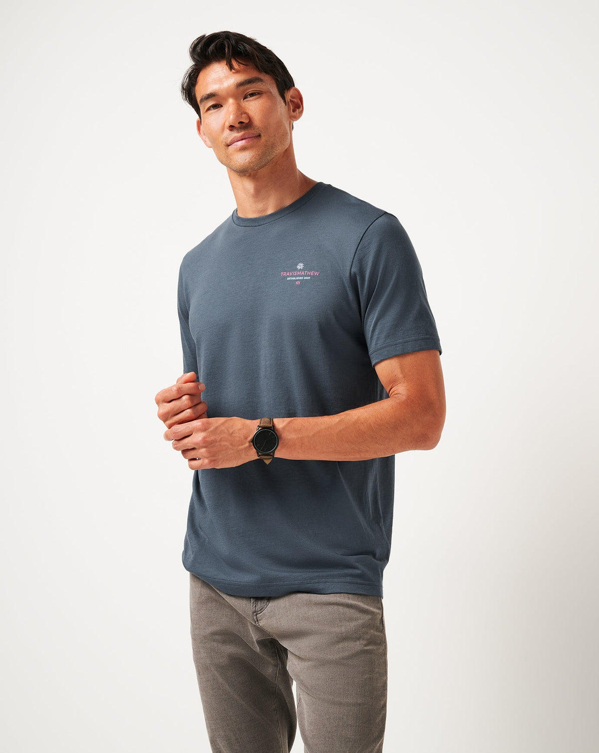 Piece Of Paradise Tee Mood Indigo/Vintage Indigo | Travis Mathew Signature