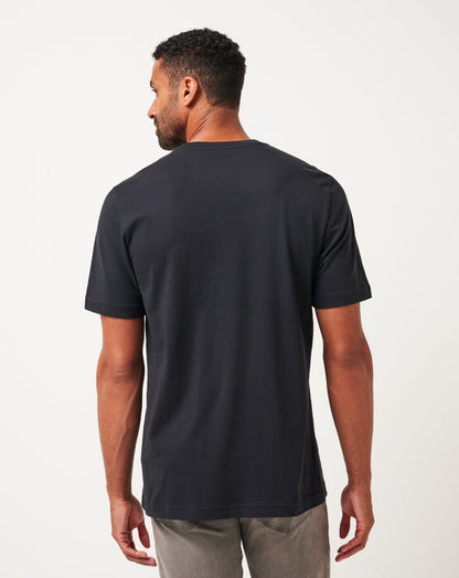 Passport Tee Black | Travis Mathew Trusted