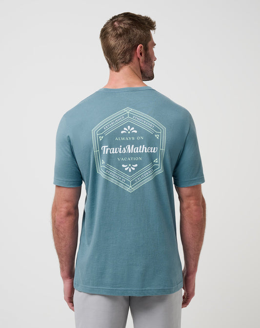 Maximum Stay Tee Captains Blue | Travis Mathew Sale