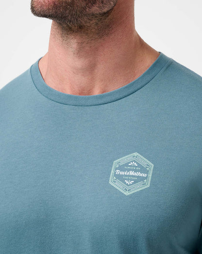 Maximum Stay Tee Captains Blue | Travis Mathew Sale