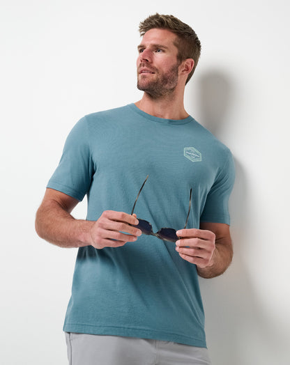 Maximum Stay Tee Captains Blue | Travis Mathew Sale