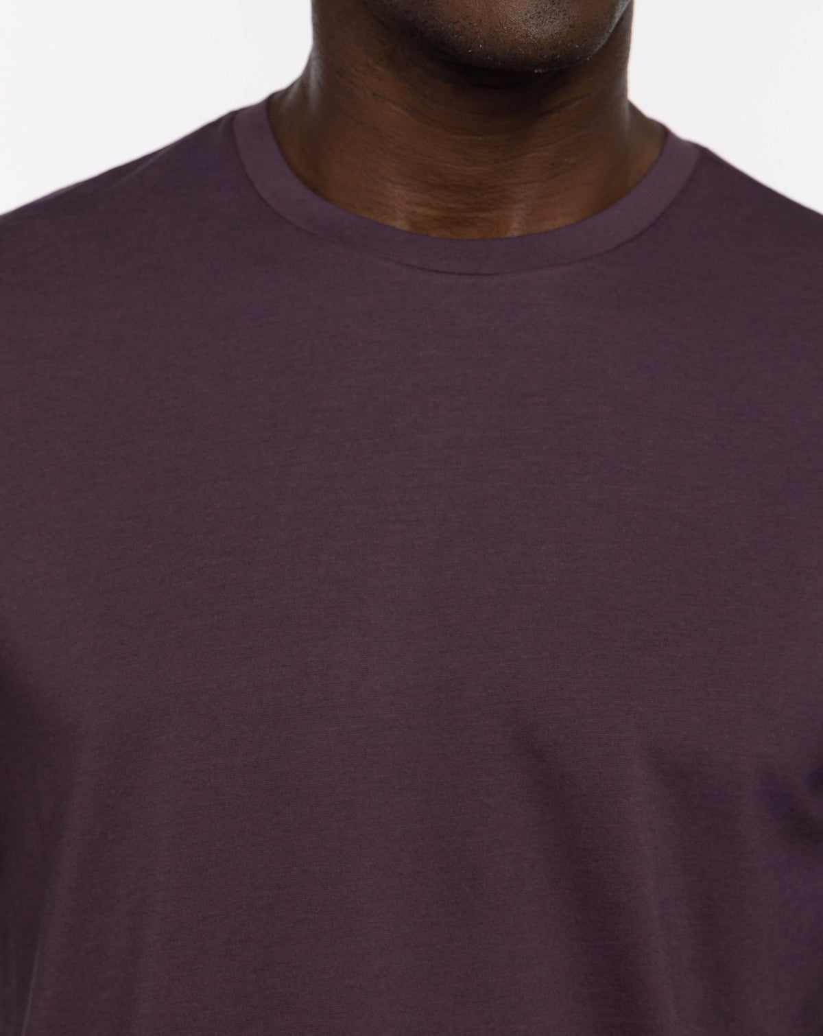 The Crew Long Sleeve Tee Mauve Wine/Blue Nights | Travis Mathew Hot Sale