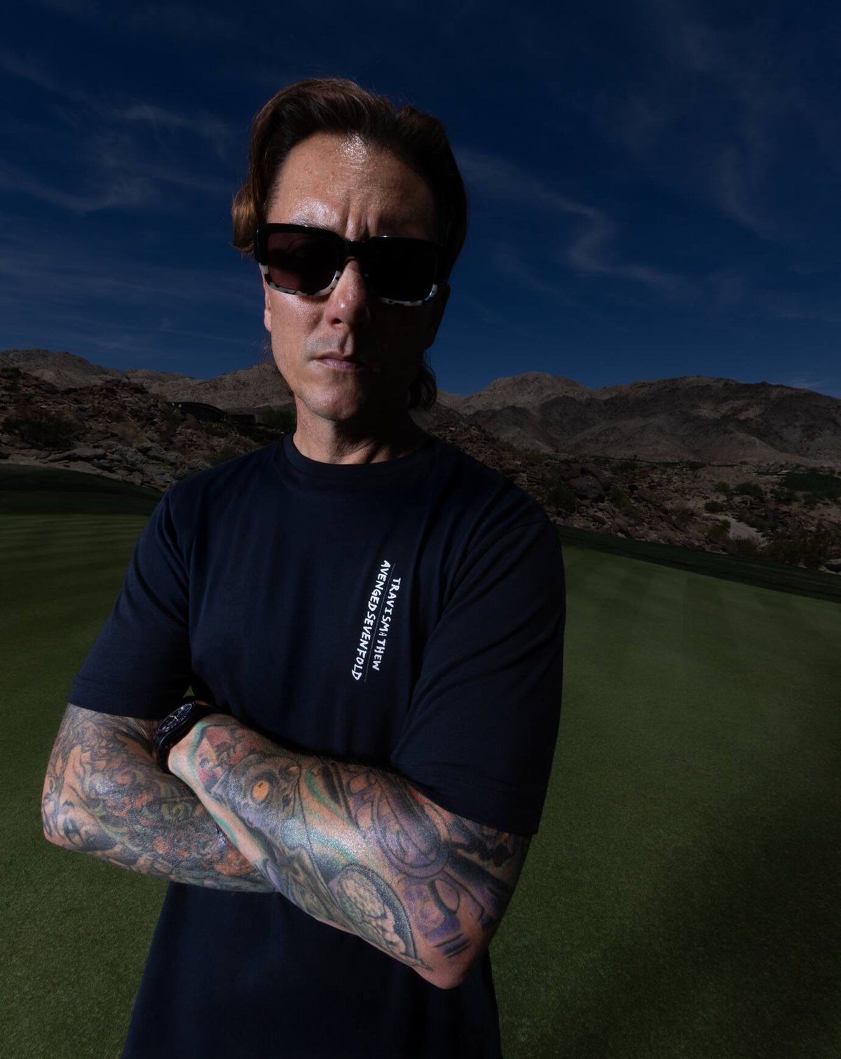 Shepherd Of Fire Tee Black | Travis Mathew Quality