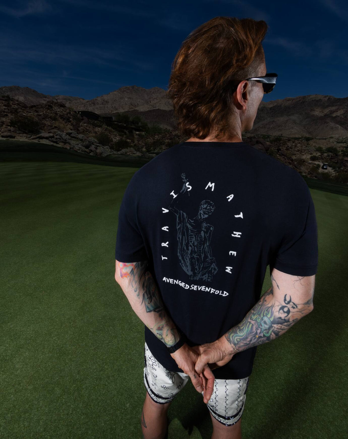 Shepherd Of Fire Tee Black | Travis Mathew Quality