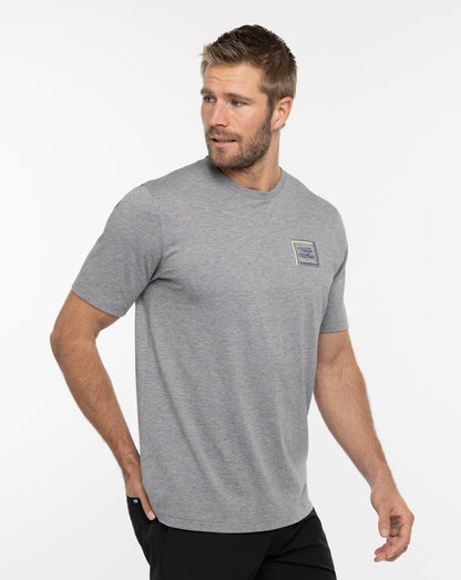 Riviera Maya Tee Heather Grey | Travis Mathew Customer Favorite
