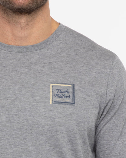 Riviera Maya Tee Heather Grey | Travis Mathew Customer Favorite