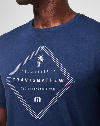Barrel Ride Tee Total Eclipse | Travis Mathew Top Pick