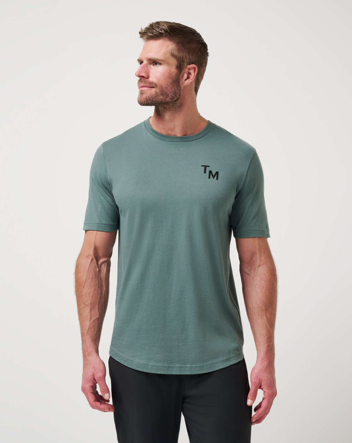 End Around Tee Balsam Green | Travis Mathew Deals
