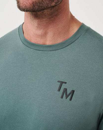 End Around Tee Balsam Green | Travis Mathew Deals