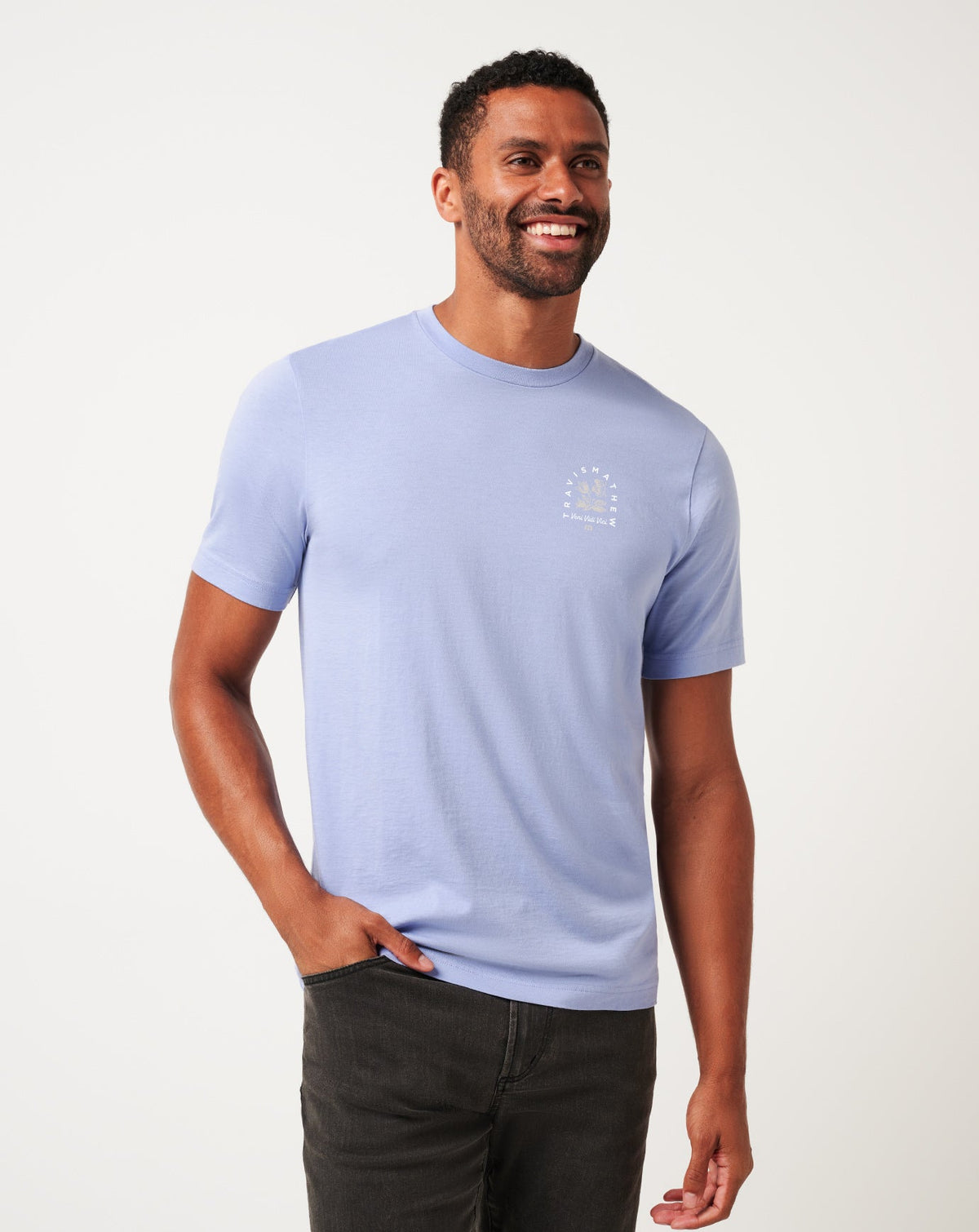 Night Diver Tee Heather Violet Storm | Travis Mathew Exclusive