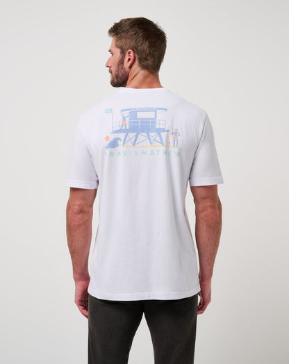 Key West Kiss Tee White | Travis Mathew Discount