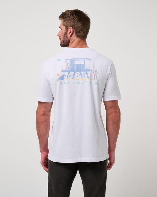 Key West Kiss Tee White | Travis Mathew Discount