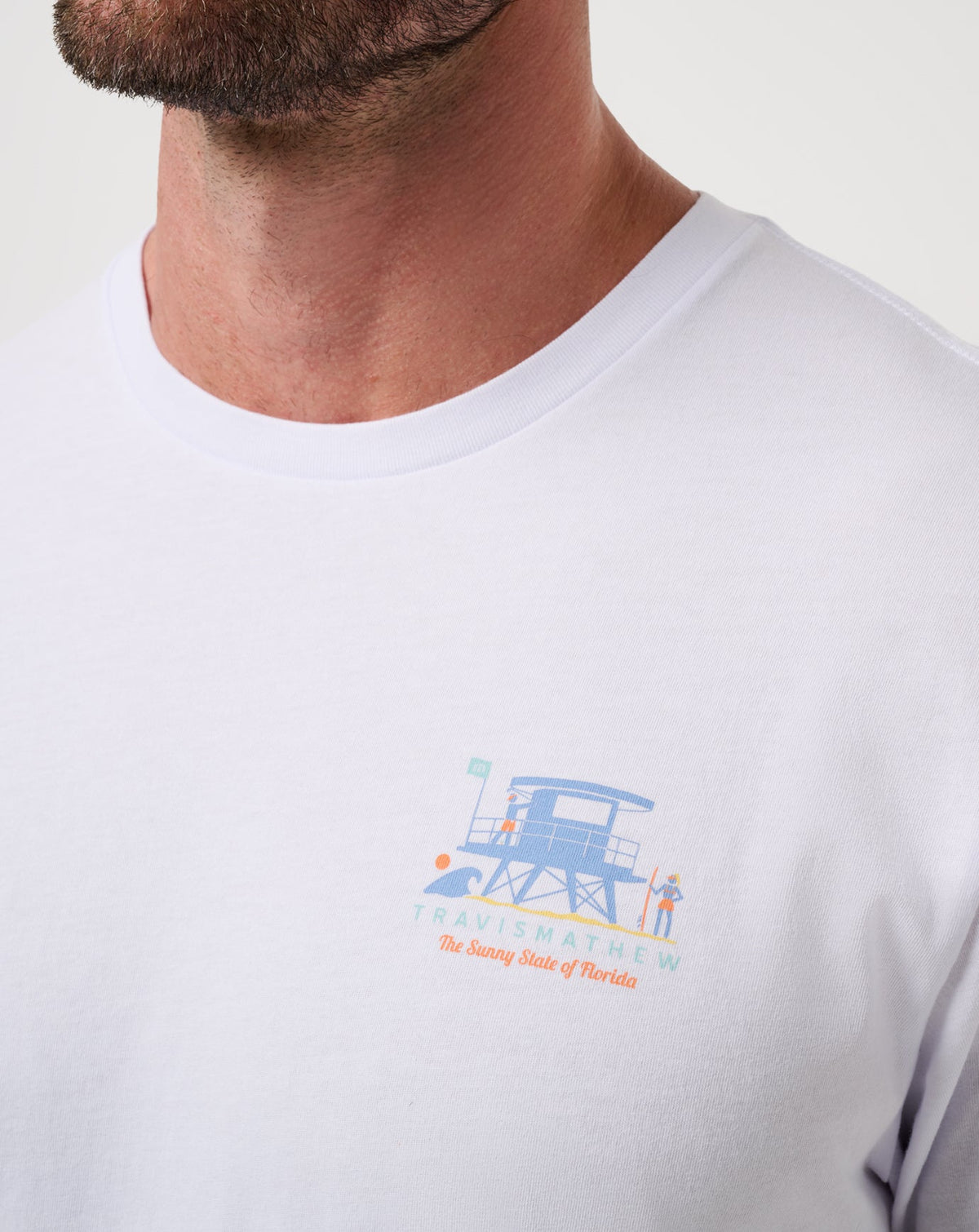 Key West Kiss Tee White | Travis Mathew Discount