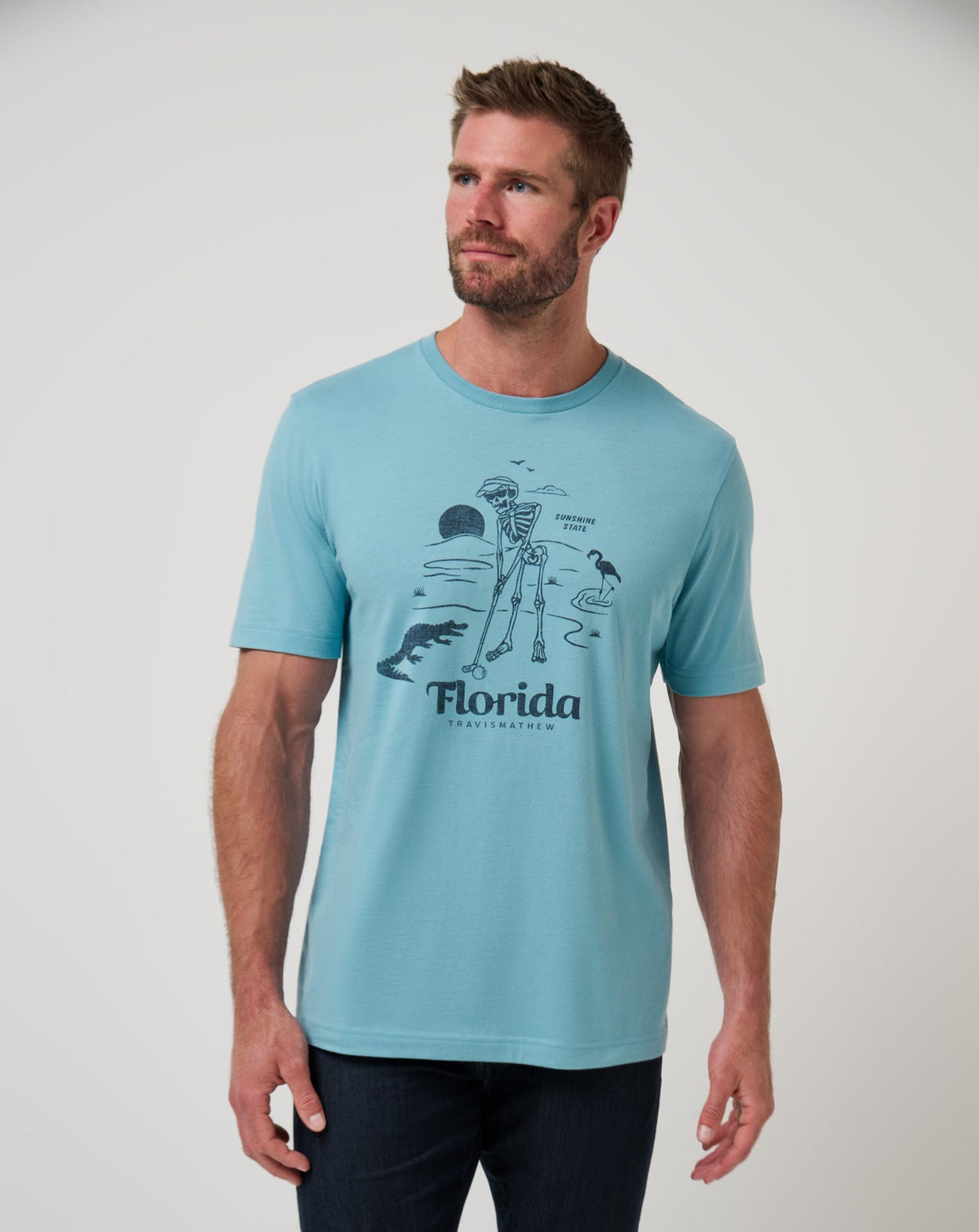 Sunshine Shore Tee Cameo | Travis Mathew Best Seller