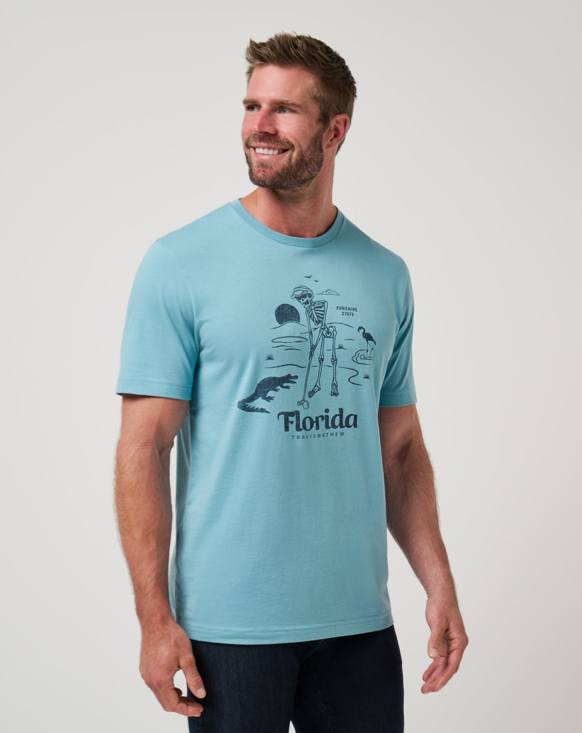 Sunshine Shore Tee Cameo | Travis Mathew Best Seller
