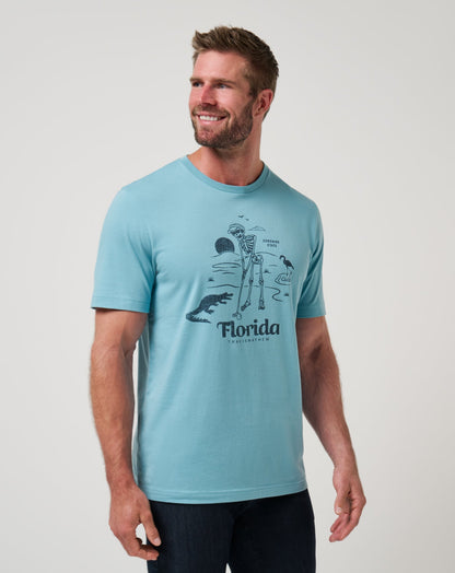 Sunshine Shore Tee Cameo | Travis Mathew Best Seller