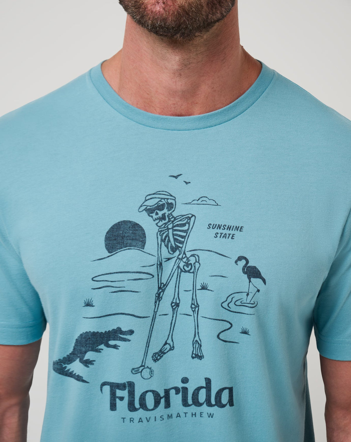 Sunshine Shore Tee Cameo | Travis Mathew Best Seller