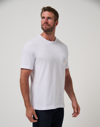 Siesta 2.0 Tee White | Travis Mathew Latest