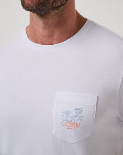 Siesta 2.0 Tee White | Travis Mathew Latest