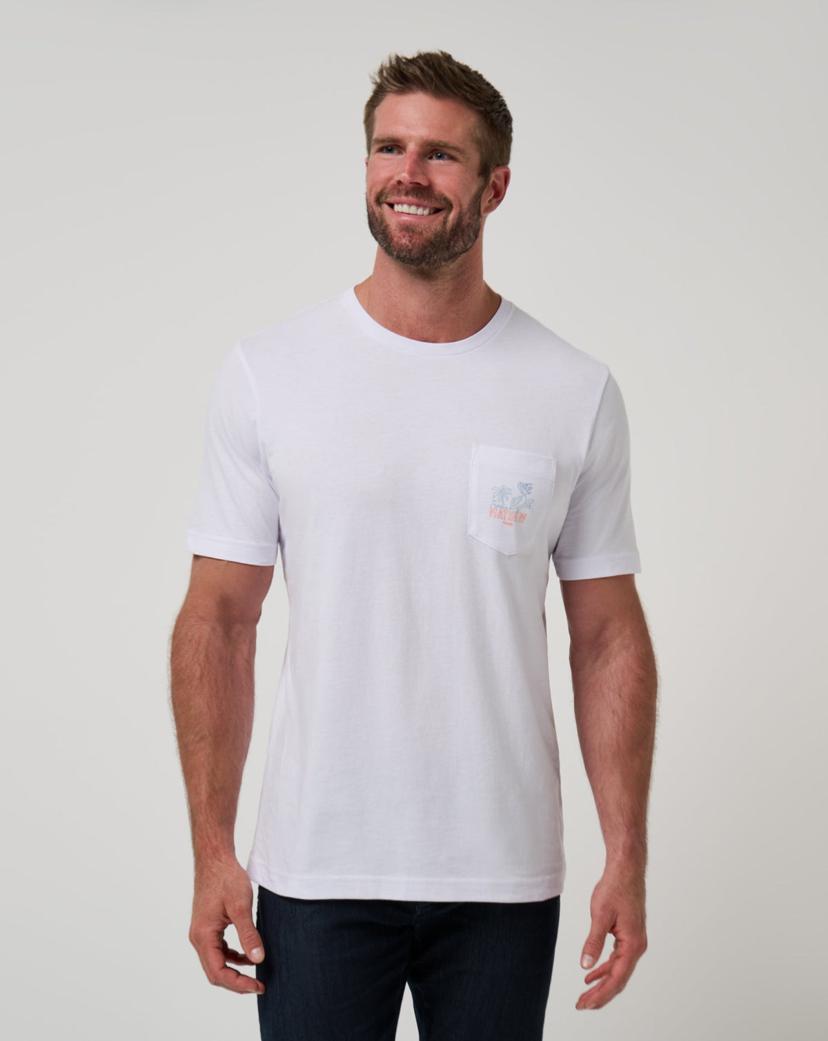Siesta 2.0 Tee White | Travis Mathew Latest