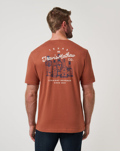 Shiner Shine Tee Maple | Travis Mathew Best Seller