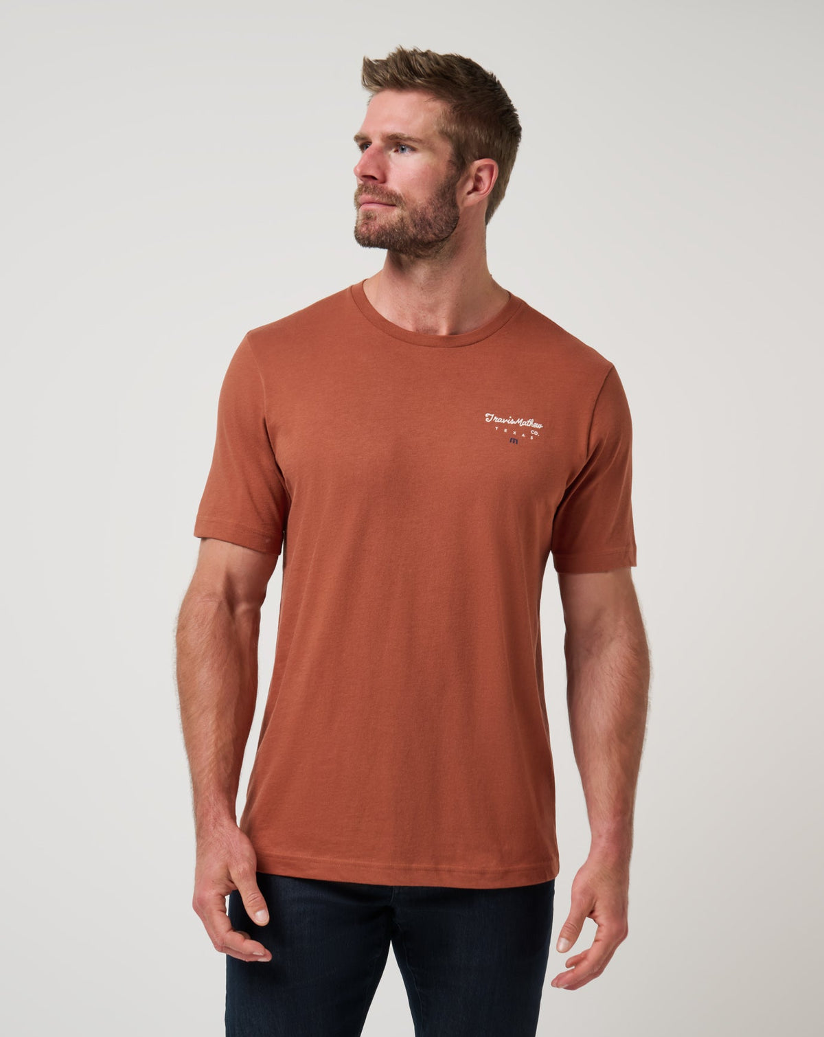 Shiner Shine Tee Maple | Travis Mathew Best Seller