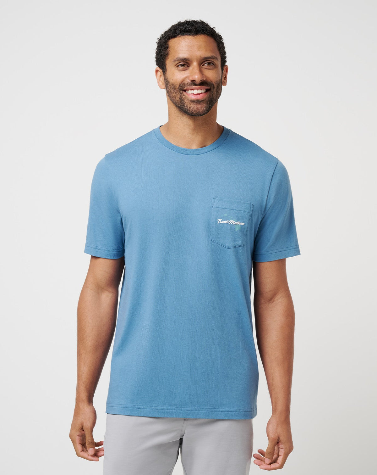 Bungalow Bliss Tee Stellar Blue | Travis Mathew Great Value