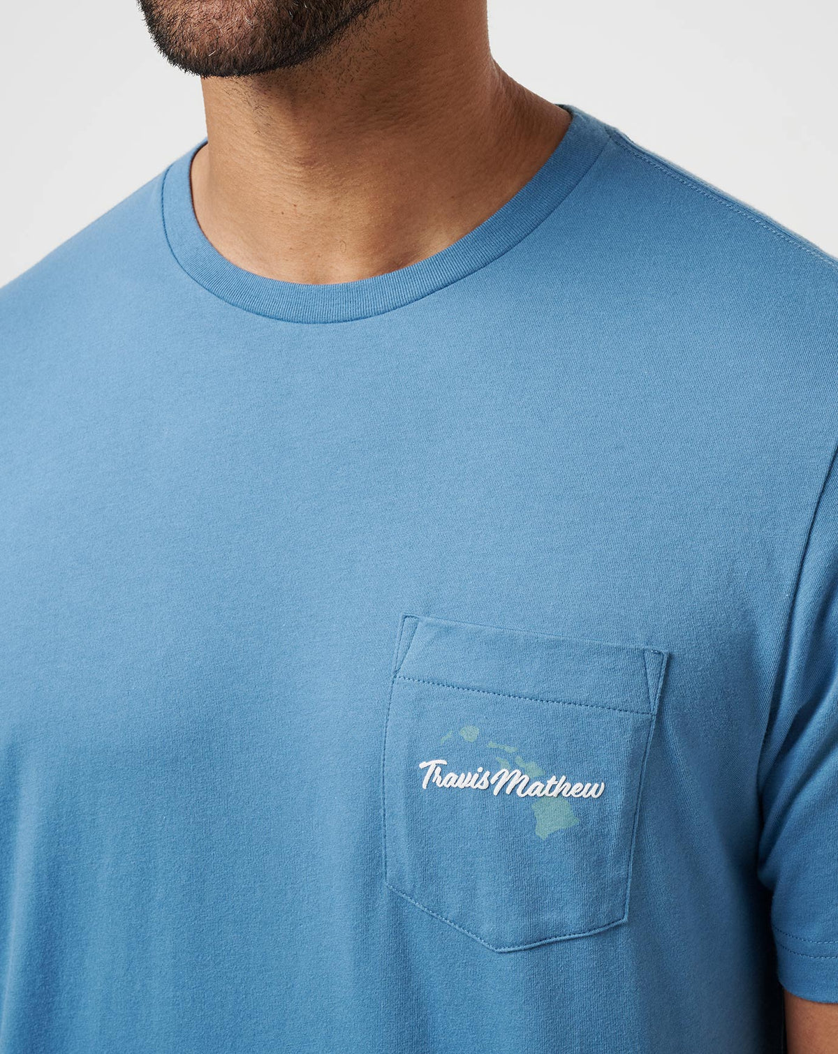 Bungalow Bliss Tee Stellar Blue | Travis Mathew Great Value