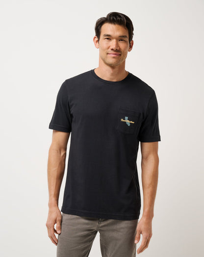 Pacific Grove Tee Black | Travis Mathew Top Pick