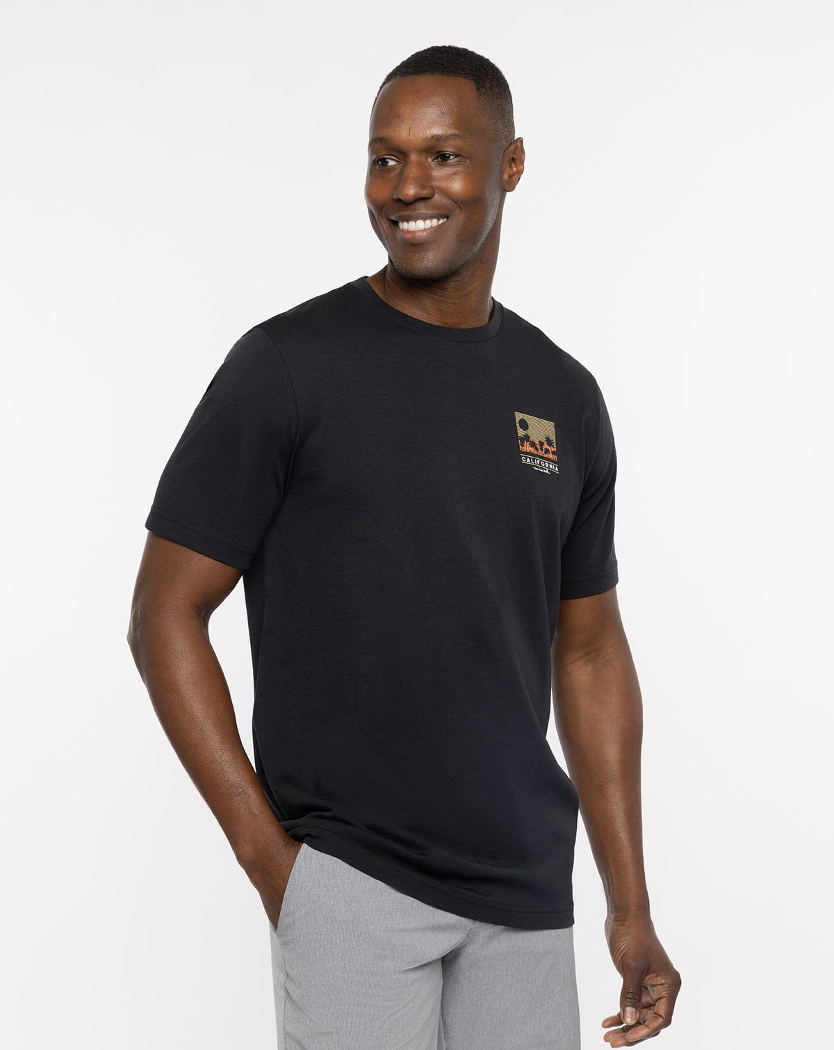 La Jolla 2.0 Tee Black | Travis Mathew Value