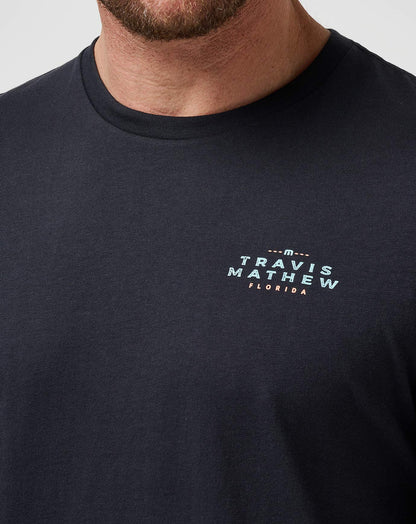Nautical Nines Tee Black | Travis Mathew Deals