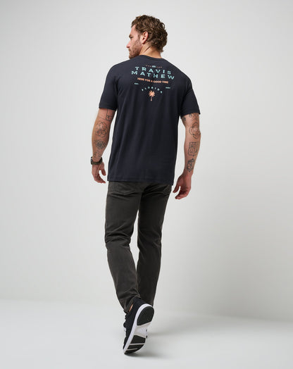 Nautical Nines Tee Black | Travis Mathew Deals