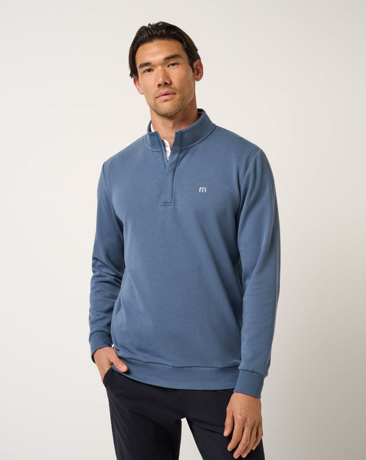 Cloud Quarter Zip 2.0 Bering Sea | Travis Mathew Sale
