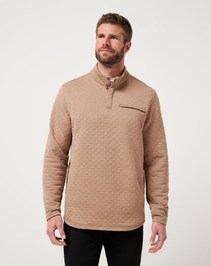 Transatlantic Quarter Zip Portabella | Travis Mathew Smart Buy