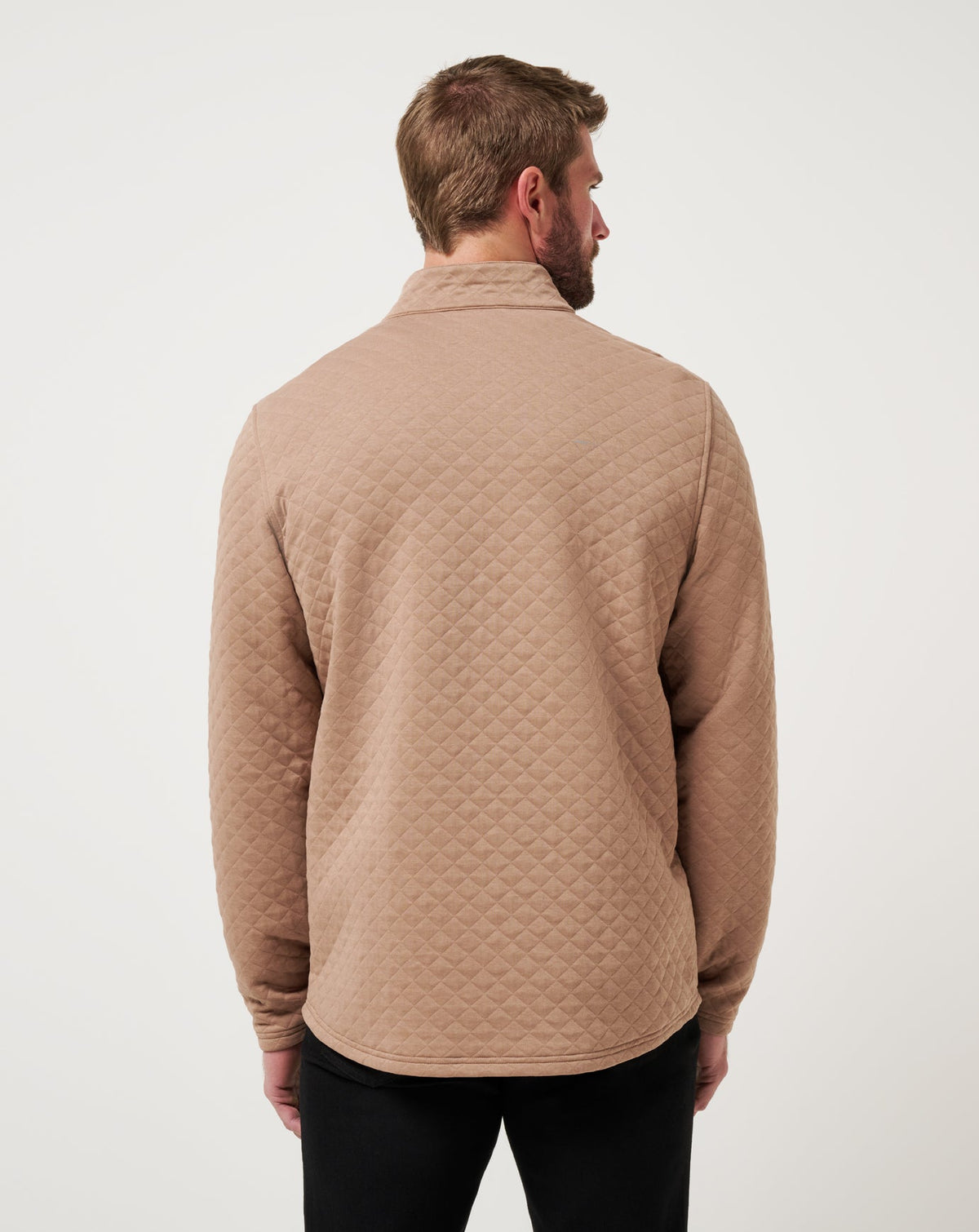 Transatlantic Quarter Zip Portabella | Travis Mathew Smart Buy