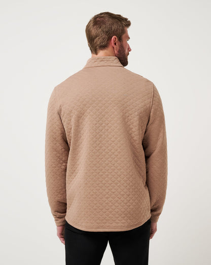 Transatlantic Quarter Zip Portabella | Travis Mathew Smart Buy