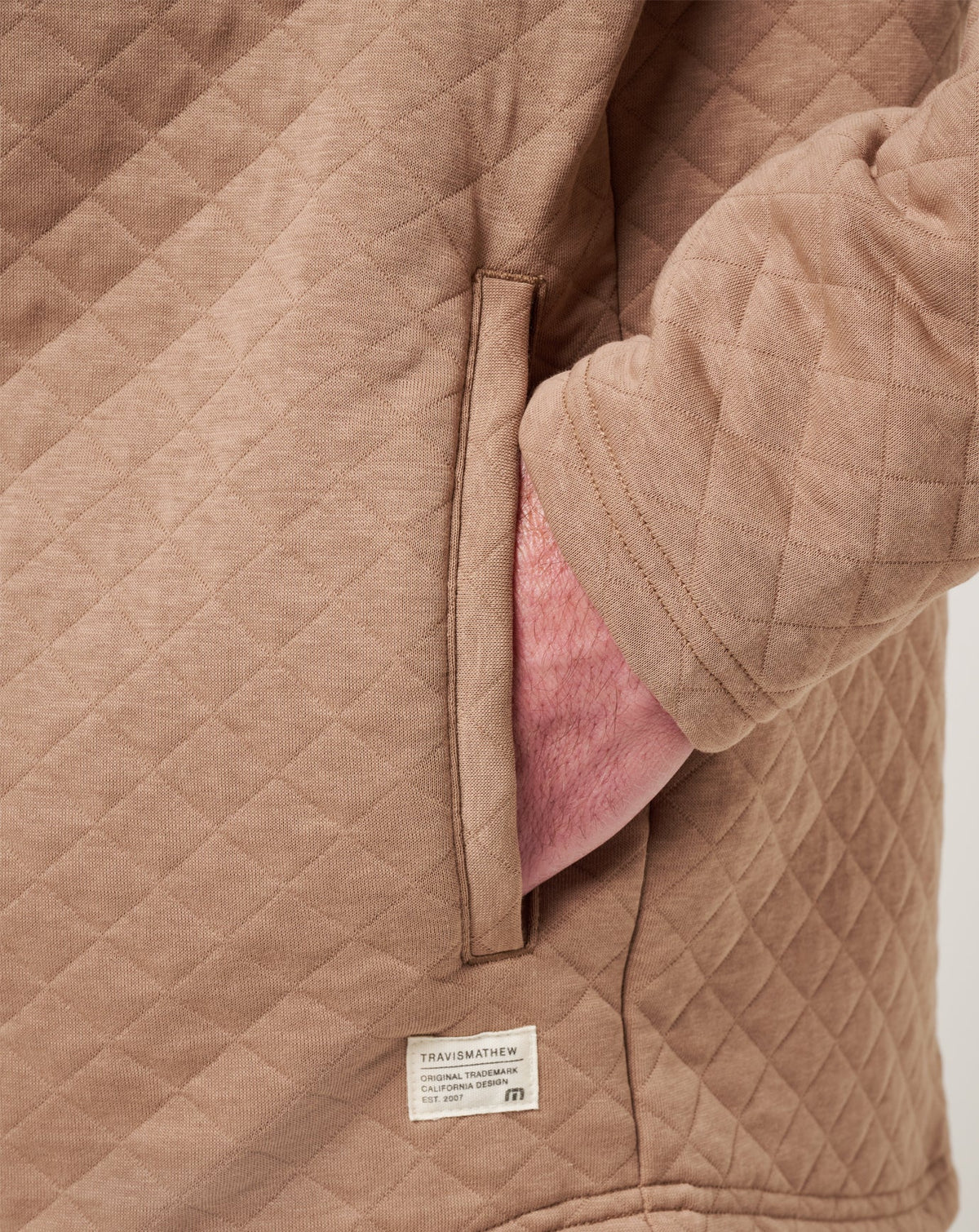 Transatlantic Quarter Zip Portabella | Travis Mathew Smart Buy