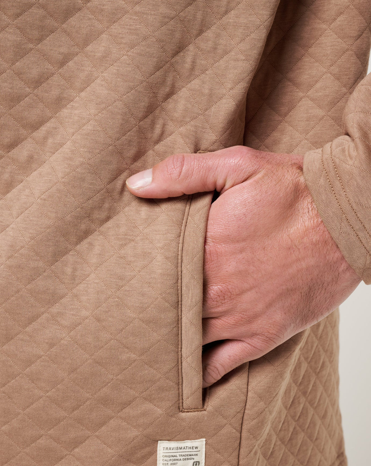 Transatlantic Quarter Zip Portabella | Travis Mathew Smart Buy