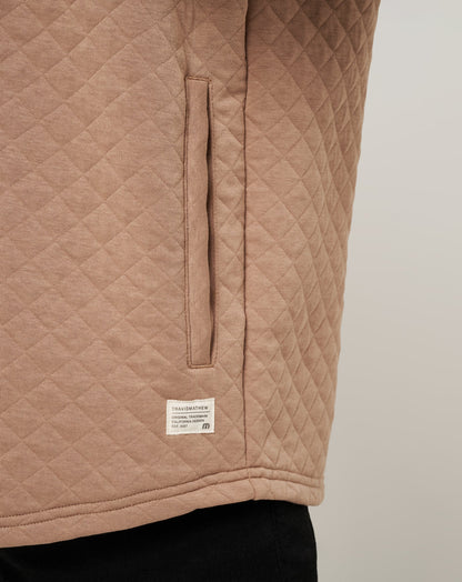 Transatlantic Quarter Zip Portabella | Travis Mathew Smart Buy