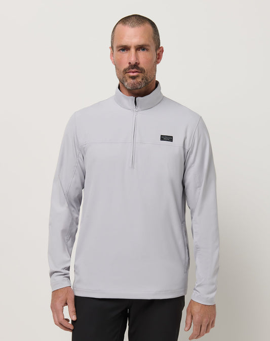 Wanderlust Quarter Zip Micro Chip | Travis Mathew Trusted