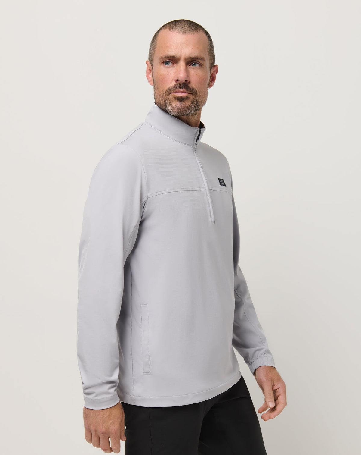 Wanderlust Quarter Zip Micro Chip | Travis Mathew Trusted