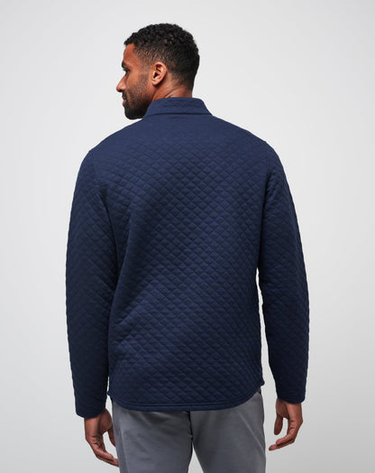 Transatlantic Quarter Zip Total Eclipse | Travis Mathew Special Offer